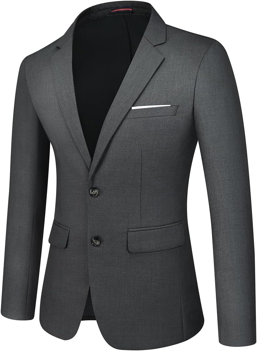 Men'S Sport Coats & Blazers Slim Fit Suit Jacket for Men Two Button Sport Coat for Wedding Casual