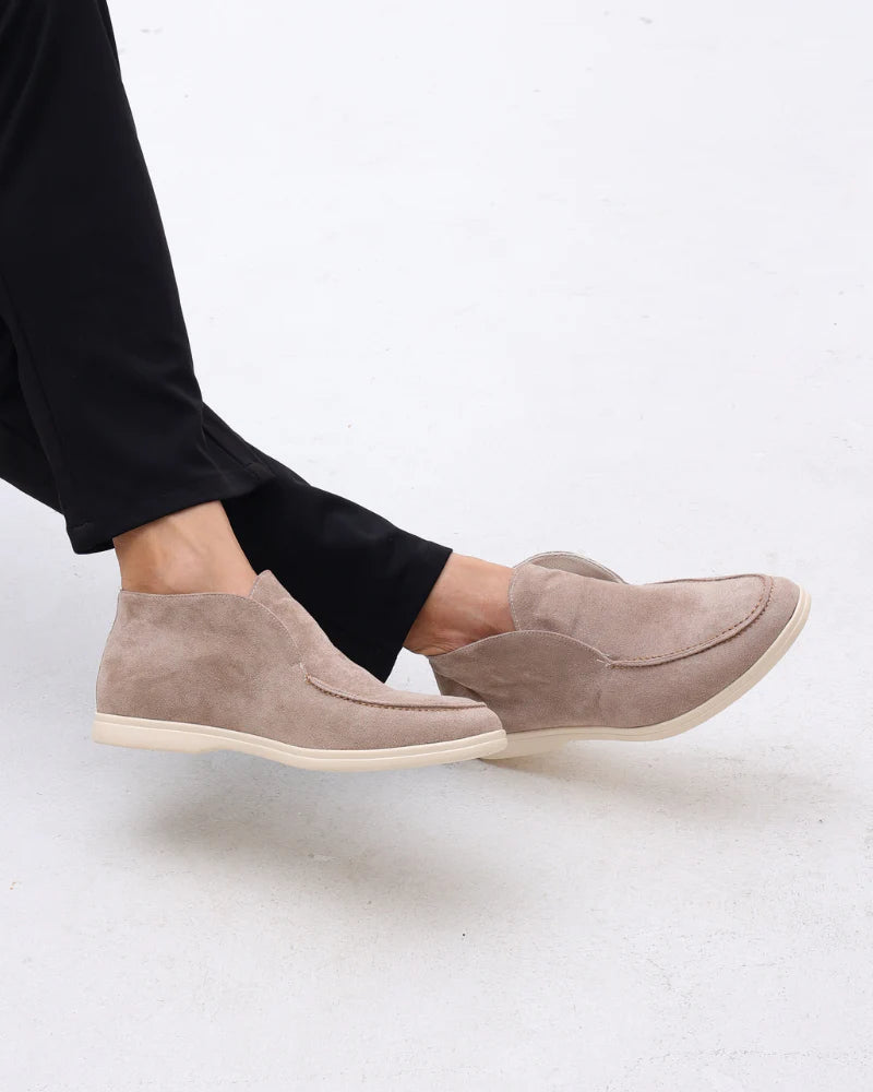 High Suede Loafers