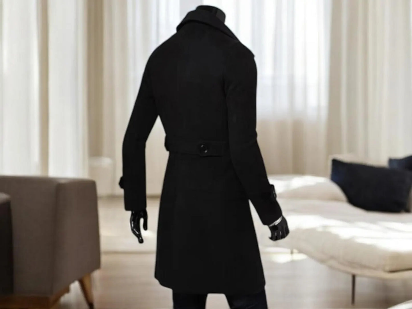 Double-Breasted Trench Coat