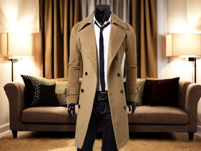 Double-Breasted Trench Coat